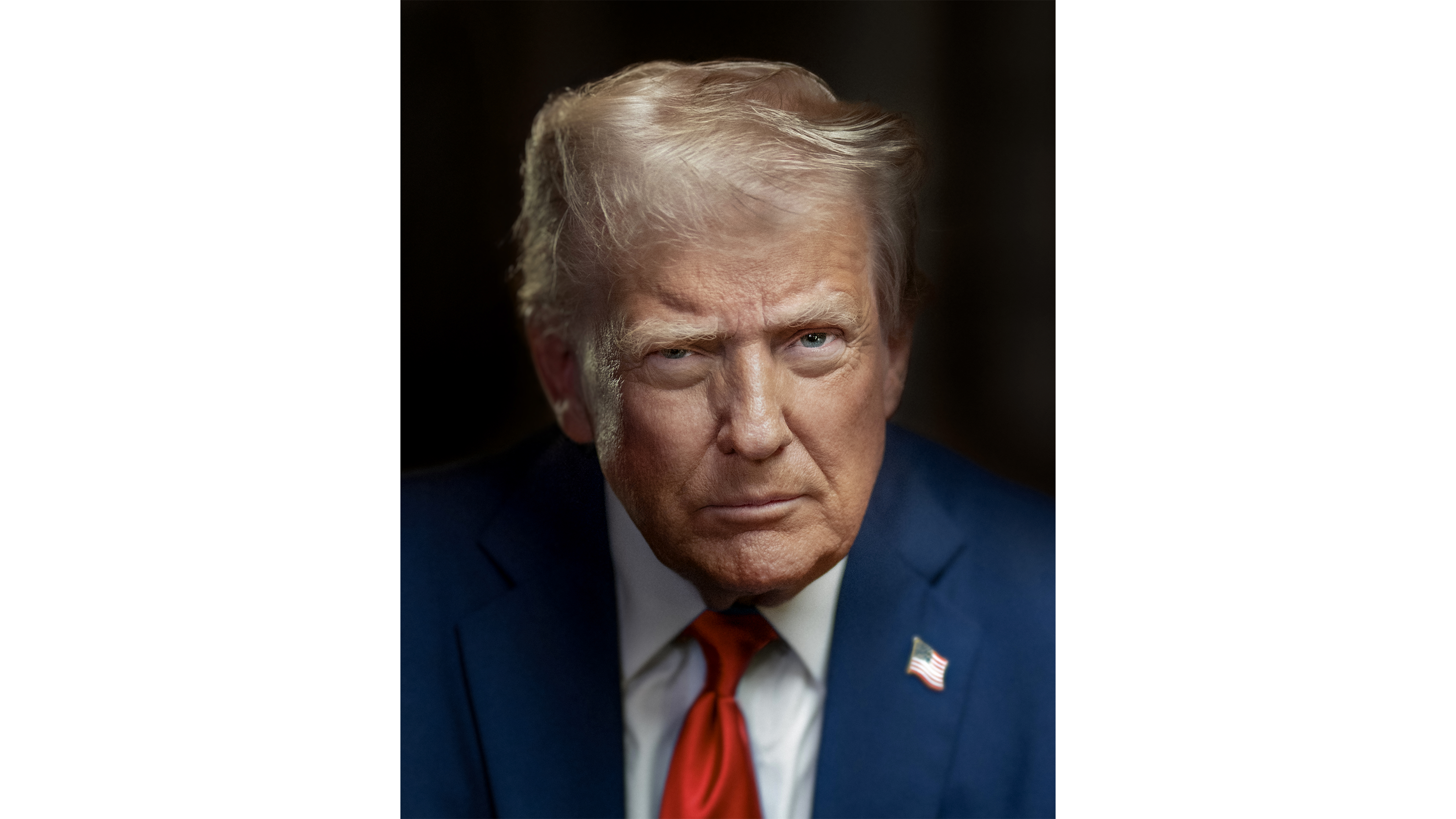 Official portrait of Donald Trump